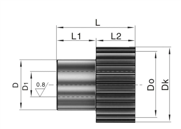 spur gear ground drawing_